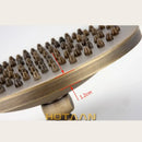 DecorBites™ 8" Copper Round OverHead Rain Shower Head in Antique Brass Finish