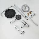 DecorBites™ 8 Inch Stainless Steel Rainfall Shower Set in Chrome Finish