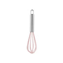 DecorBites™ 8-Inch Stainless Steel Silicone Whisk Mixer for Baking & Cooking