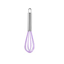 DecorBites™ 8-Inch Stainless Steel Silicone Whisk Mixer for Baking & Cooking
