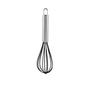 DecorBites™ 8-Inch Stainless Steel Silicone Whisk Mixer for Baking & Cooking