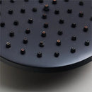 DecorBites™ 8" Matte Black Wall Mounted Rainfall Shower Faucet Set with Handheld Shower