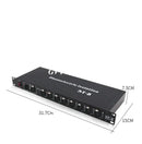 DecorBites™ 8-Port DMX Signal Amplifier Splitter for LED Lights - Signal Repeater & Distributor