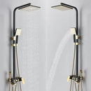 DecorBites™ 8" Rainfall Shower Set with Bidet Function, Wall Mounted Hot Cold Mixer Tap