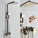 DecorBites™ 8" Rainfall Shower Set with Bidet Function, Wall Mounted Hot Cold Mixer Tap