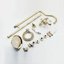 DecorBites™ 8" Rainfall Shower Tub Faucet Set with Rotate Spout and Two Handles