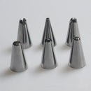 DecorBites™ 8pc Silicone Piping Bag & 6pc Nozzle Set for Cake Decorating