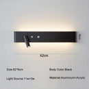 DecorBites™ 8W/20W Long Led Wall Light Switch, Aluminum Fixture for Living Room Bedroom.