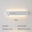 DecorBites™ 8W/20W Long Led Wall Light Switch, Aluminum Fixture for Living Room Bedroom.