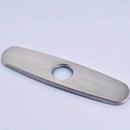 Sleek chrome nickel and gold sink faucet hole cover kitchen deck plate