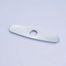 Sleek chrome nickel and gold sink faucet hole cover kitchen deck plate