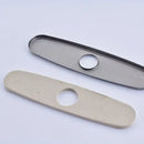 Sleek chrome nickel and gold sink faucet hole cover kitchen deck plate
