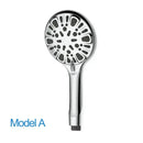 Chrome 9-function high pressure handheld shower head bathroom spray