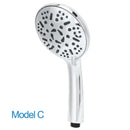Chrome 9-function high pressure handheld shower head bathroom spray