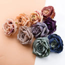 DecorBites™ 9CM Silk Roses Artificial Flowers for Home Decor, DIY, Gifts, Weddings