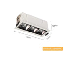 Modern white & black recessed spot light living room ceiling downlight