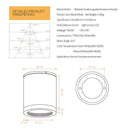 DecorBites™ 9W CRI97 Anti-glare LED Downlight for Living room Bedroom Corridor