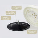 DecorBites™ ABS Bathroom Shelf: Wall Mounted Suction Cup Corner Basket Holder & Shower Shelf