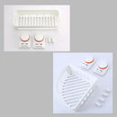 DecorBites™ ABS Bathroom Shelf: Wall Mounted Suction Cup Corner Basket Holder & Shower Shelf