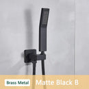 DecorBites™ ABS Plastic Hand Shower with Hose, Bracket | Wall Mounted Handheld Shower