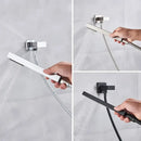 DecorBites™ ABS Plastic Hand Shower with Hose, Bracket | Wall Mounted Handheld Shower