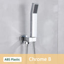 DecorBites™ ABS Plastic Hand Shower with Hose, Bracket | Wall Mounted Handheld Shower