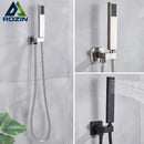 DecorBites™ ABS Plastic Hand Shower with Hose, Bracket | Wall Mounted Handheld Shower