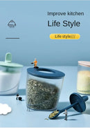 DecorBites™ ABS Spice Jar Set with Spoon for Salt Sugar Pepper Powder