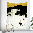 DecorBites™ Abstract Animal Tapestry Wall Hanging for Home Décor and Bohemian Style