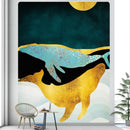 DecorBites™ Abstract Animal Tapestry Wall Hanging for Home Décor and Bohemian Style