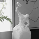 DecorBites™ Abstract Art Character Statue Resin Sculpture Desk Ornament
