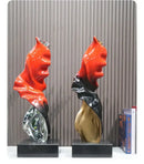 DecorBites™ Abstract Art Ribbon Sculpture for Large Living Room Floor Decoration