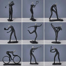 DecorBites™ Abstract Athlete Statue Sculpture for Home Office Decor