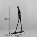 DecorBites™ Abstract Cast Iron Acrobatics Sculpture Desk Decoration Slender Figures