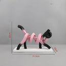 DecorBites™ Abstract Cat Sculpture: Resin Handicrafts for Children's Room Decor
