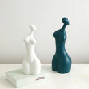 DecorBites™ Abstract Ceramic Sexy Woman Statues - Modern White Decor Ornaments