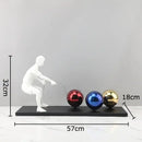 DecorBites™ Abstract Character Metal Sculpture Desk Ornament Aesthetic Room Decor