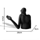 DecorBites™ Abstract Character Resin Sculpture Desk Decoration for Modern Aesthetics