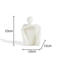 DecorBites™ Abstract Character Resin Sculpture Desk Decoration for Modern Aesthetics