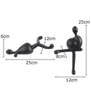 DecorBites™ Abstract Characters Resin Sculpture Desk Decoration Modern Home Decor Figure Statue