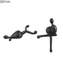 DecorBites™ Abstract Characters Resin Sculpture Desk Decoration Modern Home Decor Figure Statue