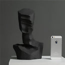DecorBites™ Abstract Characters Sculpture Decoration for Modern Living Room Hotel Entry Wine Cabinet