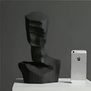DecorBites™ Abstract Characters Sculpture Decoration for Modern Living Room Hotel Entry Wine Cabinet