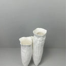 DecorBites™ Abstract Coral Reef Ceramic Vase Triangle Shape Handicraft Home Decor Vase