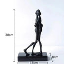DecorBites™ Abstract Couple Statue for Desk Decoration and Room Aesthetics