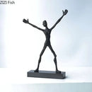 DecorBites™ Abstract Couple Statue for Desk Decoration and Room Aesthetics