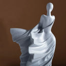 DecorBites™ Abstract Dancer Figure Resin Sculpture for Modern Home Decor