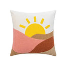 DecorBites™ Abstract Embroidery Cushion Cover 45*45 Soft Velvet Pillowcase for Sofa Home