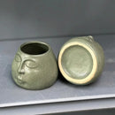 DecorBites™ Abstract Face Ceramic Flowerpot Vase Ashtray Plant Home Decor Accessories
