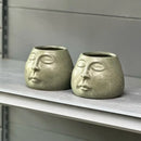 DecorBites™ Abstract Face Ceramic Flowerpot Vase Ashtray Plant Home Decor Accessories